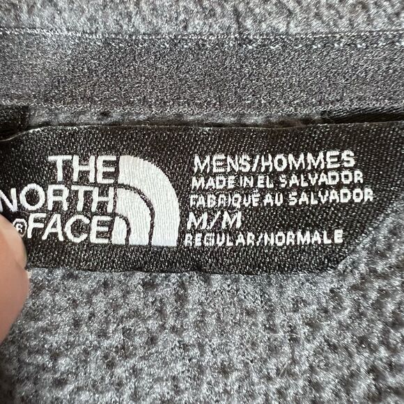 The North Face Denali 2 Fleece Full Zip Black/Grey Jacket Men's Medium - Picture 7 of 8